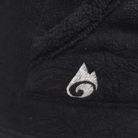 HOT CHILLYS SALSA BLACK HOODIE FUZZY LINING EMBROIDERED TEXTURED FLEECE  LARGE - Picture 7 of 16